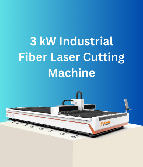 3 Kw Industrial Fiber Laser Cutting Machine India